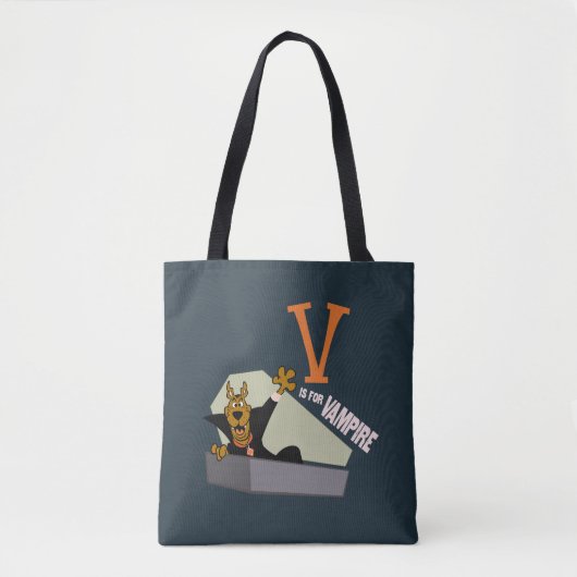 Tote Bag Scooby-Doo | V est pour Vampire (Devant)