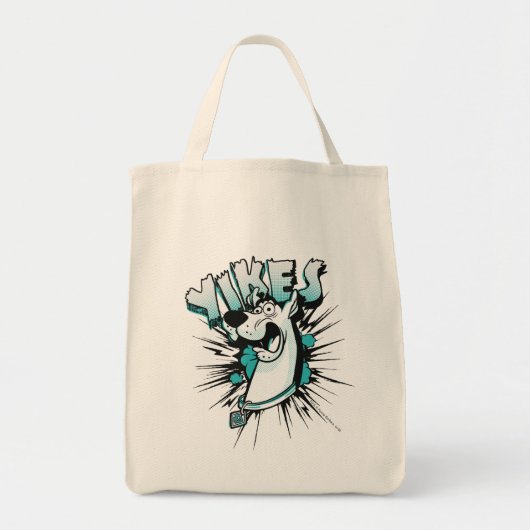 Tote Bag Scooby-Doo "Yikes !" Graphique demi-ton (Devant)