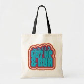 Tote Bag Scooby et le graphique "Get Up & Run" (Devant)