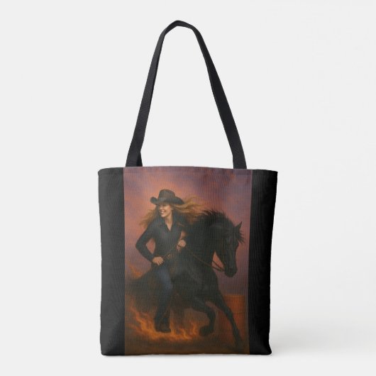 Tote Bag Scorching Fast Barrel Racing Team! (Dos)