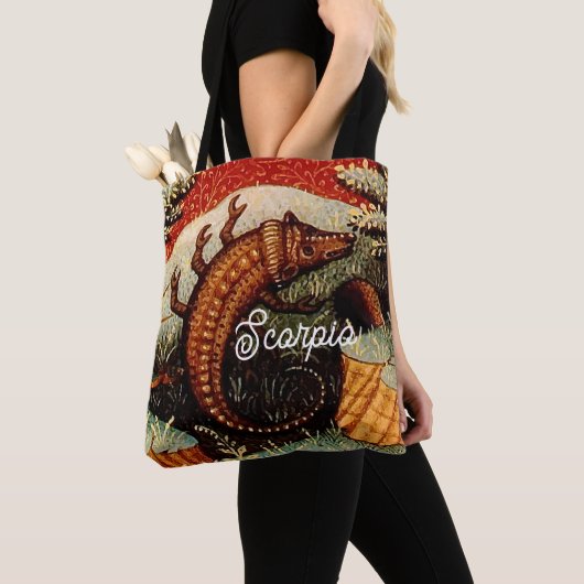 Tote Bag Scorpio Scorpion signe Zodiac Anniversaire (De près)