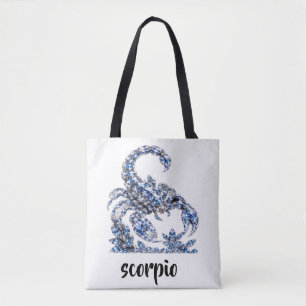 Tote Bag Scorpion Cristal d'Argent Collection Luxe ✨