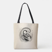 Tote Bag Scorpion Croissant Lune Astrologie Zodiac Scorpio (Dos)
