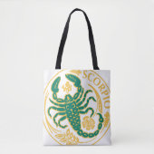 Tote Bag Scorpion du Zodiaque sur un (Devant)