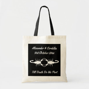 Tote Bag Scorpions Mariages blancs gothiques personnalisés