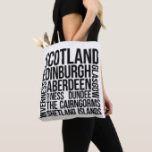 Tote Bag Scotland Cities Word Art - Édimbourg Voyage (De près)