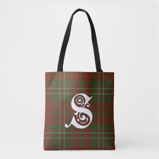 Tote Bag Scott Clan Tartan Monogram (Devant)
