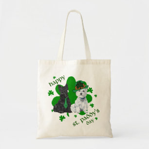 Tote Bag Scottie & Westie St. Jour de la St. Patrick