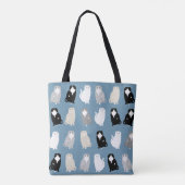 Tote Bag Scottish Fold Allover Fourre-tout (Dos)
