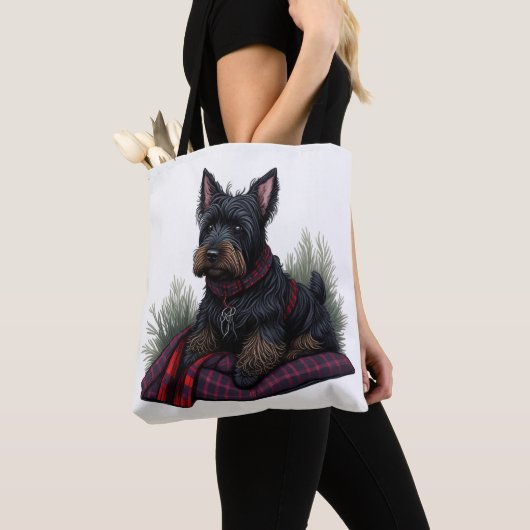 Tote Bag Scottish terrier dog (De près)