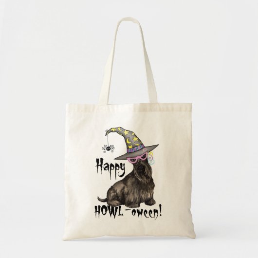 Tote Bag Scottish Terrier Witch (Devant)