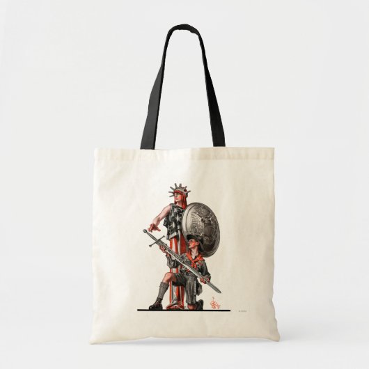 Tote Bag Scout et liberté de garçon (Devant)