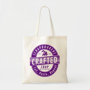 Tote Bag "Scrapbookers - Couper, Coller et Répéter"