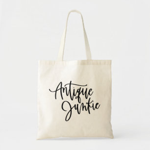 Tote Bag Script Amoureux d'Antiquités Chic