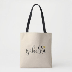 Tote Bag Script de demoiselle d'honneur personnalisé 