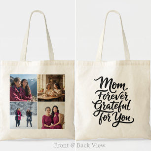Tote Bag Script de photo pour maman toujours reconnaissante