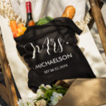 Tote Bag Script de typographie<br><div class="desc">Nouvelle mariée "Mrs" typographie cadeaux</div>