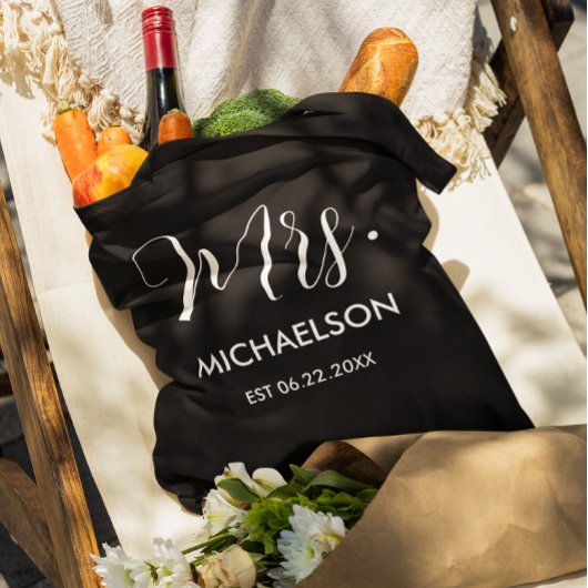 Tote Bag Script de typographie