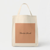 Tote Bag Script d'écriture manuscrite classique Votre nom (Devant)