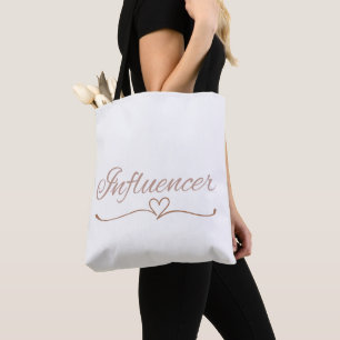 Tote Bag Script d'influenceur, cadeau d'anniversaire amusan