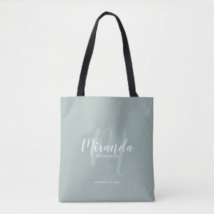 Tote Bag Script moderne, Bridesmaitres personnalisées