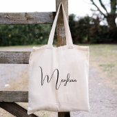 Tote Bag Script personnalisé mariage de bienvenue