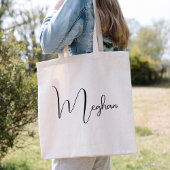 Tote Bag Script personnalisé mariage de bienvenue