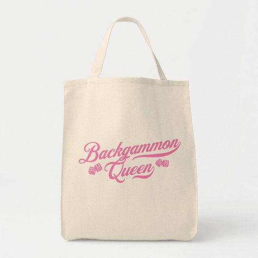 Tote Bag Scripts de jacquet Queen rose (Devant)