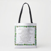 Tote Bag Scripture, Psalm 11, Bible Verse, (Devant)