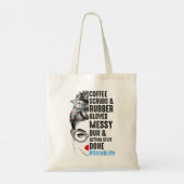 Tote Bag Scrub Life Coffee Scrubs Et Gants En Caoutchouc In (Dos)