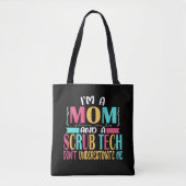 Tote Bag Scrub Tech Maman Surg Technicien Technicien Cadeau (Devant)