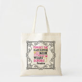 Tote Bag SCRUBS NURSE - Princess Funny Citation personnalis (Devant)