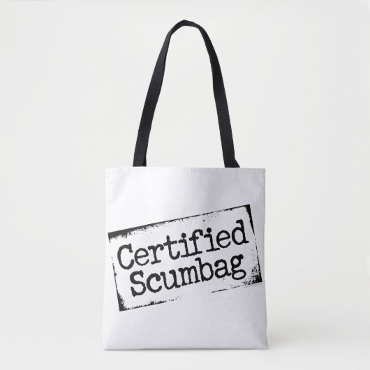 Tote Bag Scumbag certifié (Devant)