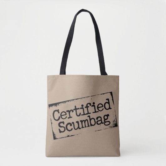 Tote Bag Scumbag certifié (Devant)