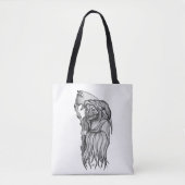 Tote Bag Scythe man - La Mort, Faucheuse Grim (Devant)
