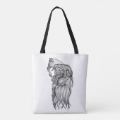 Tote Bag Scythe man - La Mort, Faucheuse Grim (Dos)