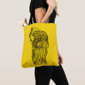 Tote Bag Scythe man - La Mort, Faucheuse Grim (De près)