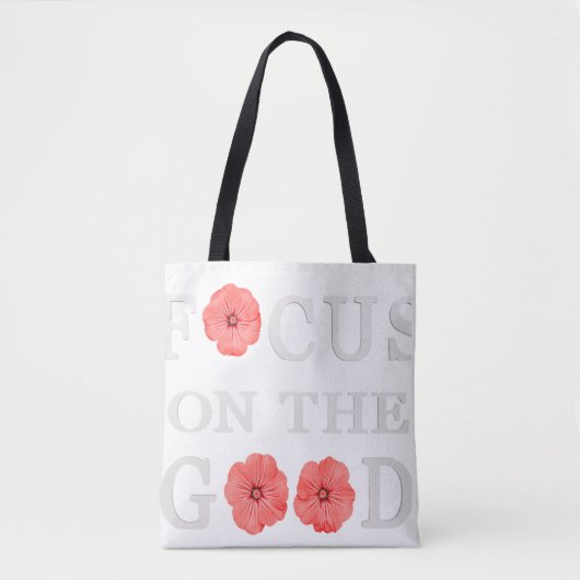Tote Bag Se concentrer sur le bien (Devant)