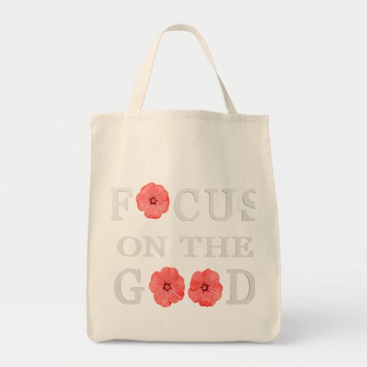 Tote Bag Se concentrer sur le bien (Devant)