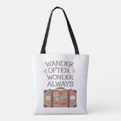 Tote Bag Se Déplacer Souvent, Se Demander Toujours Devis De (Dos)