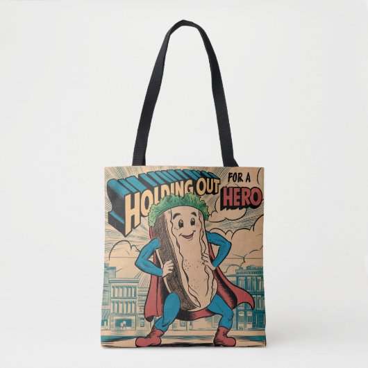 Tote Bag Se tenir pour un héros (Devant)