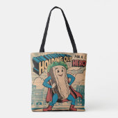 Tote Bag Se tenir pour un héros (Dos)
