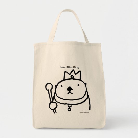 Tote Bag Sea Otter King (Devant)