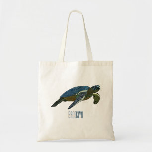 Tote Bag Sea turtle cartoon