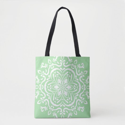 Tote Bag Seafoam Mandala (Devant)