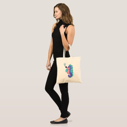 Tote Bag Seahorse (Devant (modèle))