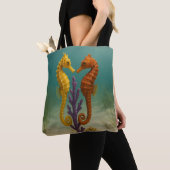 Tote Bag Seahorse Serenade (De près)