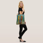 Tote Bag Seahorse Serenade (Sur le modèle)
