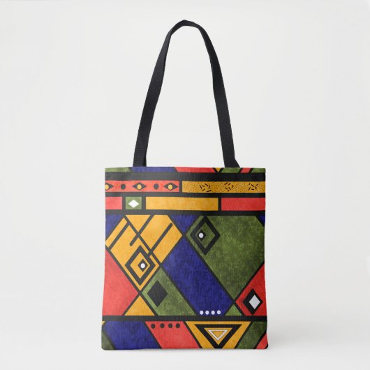 Tote Bag Seamless african ethno traditional texture pattern (Devant)