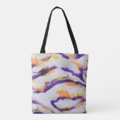 Tote Bag Seamless animal zebra. Dirty art pattern. Abstract (Dos)